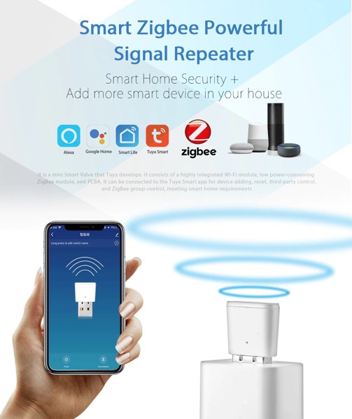 Usb Tuya Kích Sóng Zigbee Repeater 4 Usb Tuya Kích Sóng Zigbee Repeater