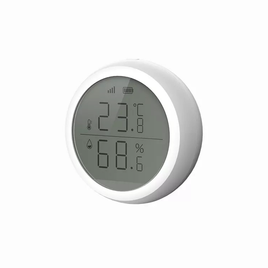 Cảm biến nhiệt độ và độ ẩm Tuya Zigbee có màn hình LCD | AKIA