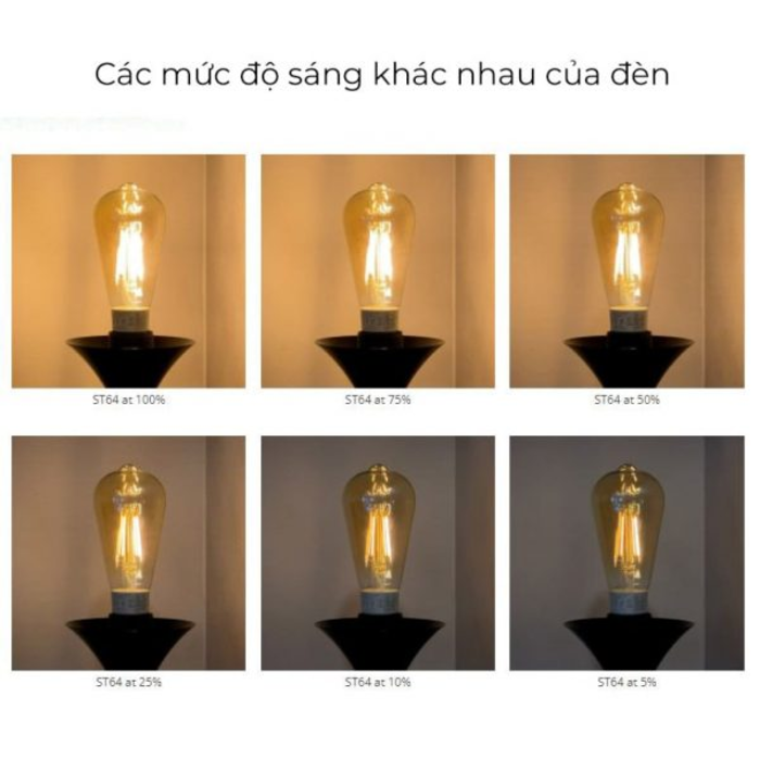 Ưu Điểm Của Bóng Đèn Led Dây Tóc Thông Minh Yeelight Filament Bulb St64 Ưu Điểm Của Bóng Đèn Led Dây Tóc Thông Minh Yeelight Filament Bulb St64