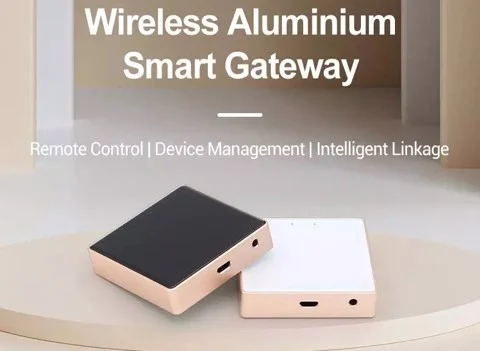 Hub Tuya Wifi Viền Nhôm Mặt Kính Mini | AKIA