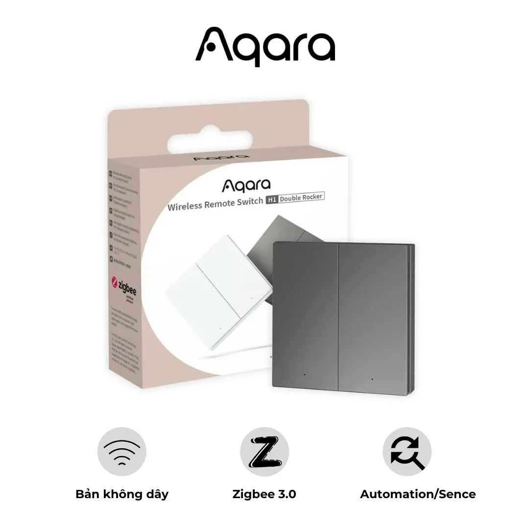 Công tắc ngữ cảnh Aqara H1 2 nút WRS-R02 | AKIA