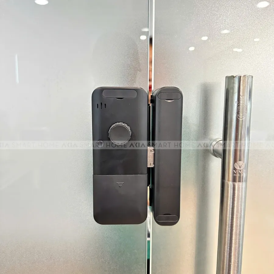 Khóa Vân Tay Cửa Kính Akia G08 - Dùng Cho Cửa Kính Lùa 5 In 1 15 Khóa Vân Tay Cửa Kính Akia G08