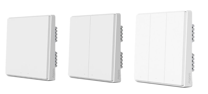 Công Tắc Thông Minh Zigbee Aqara D1 Có Dây N (Bản Quốc Tế) 5 Công Tắc Vuông Thông Minh Zigbee Aqara D1 Sẽ Tự Ngắt Khi Nhiệt Độ Lớn Hơn 60℃ Để Đảm Bảo An Toàn
