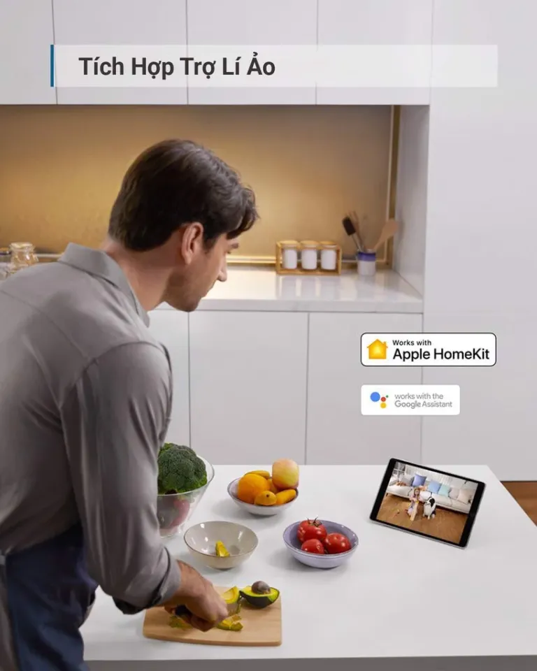 Camera 2K Eufy B2C Security T84001W1, tích hợp còi báo động | AKIA