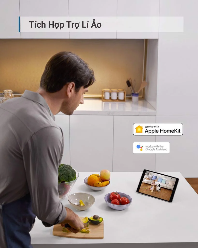 Camera 2K Eufy B2C Security T84001W1, tích hợp còi báo động | AKIA