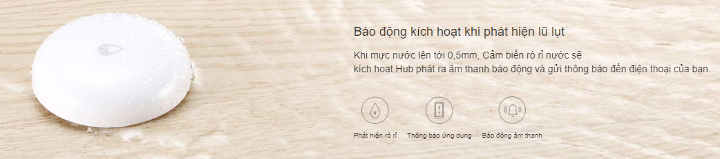 Cảm Biến Tràn Nước Thông Minh Aqara 5 Cảm Biến Tràn Nước Thông Minh Aqara