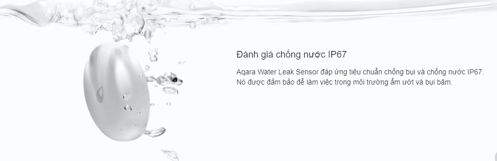 Cảm Biến Tràn Nước Thông Minh Aqara 4 Cảm Biến Tràn Nước Thông Minh Aqara