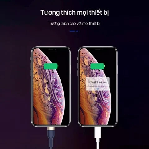 Cáp sạc Type A sang Lightning Vivan VXL100 | AKIA