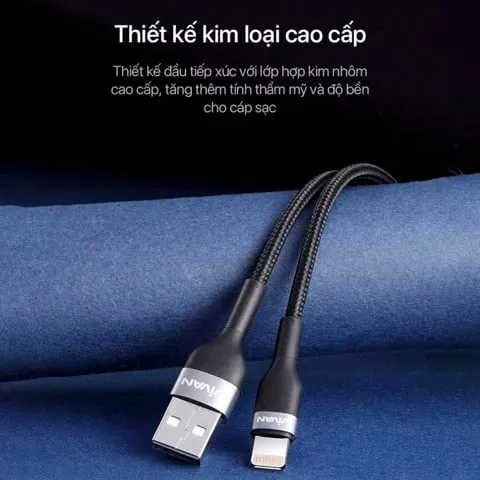 Cáp sạc Type A sang Lightning Vivan VXL100 | AKIA