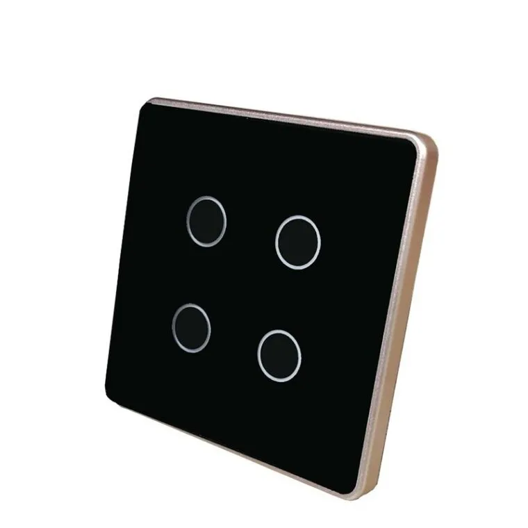 Công Tắc Tuya Zigbee 3.0 – 4 Nút – Đen | AKIA