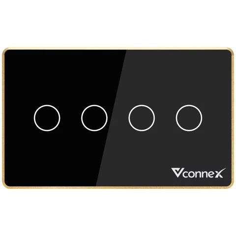 Công tắc cảm ứng thông minh Vconnex – viền nhôm | AKIA