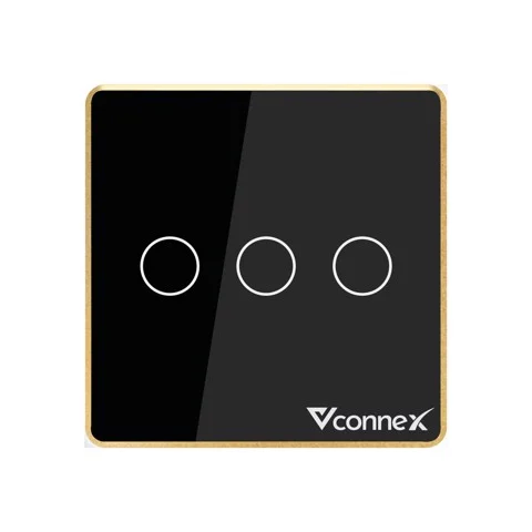 Công tắc cảm ứng thông minh Vconnex – viền nhôm | AKIA