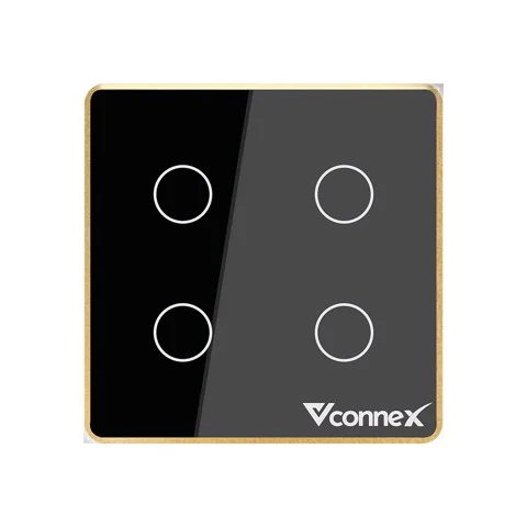 Công tắc cảm ứng thông minh Vconnex – viền nhôm | AKIA