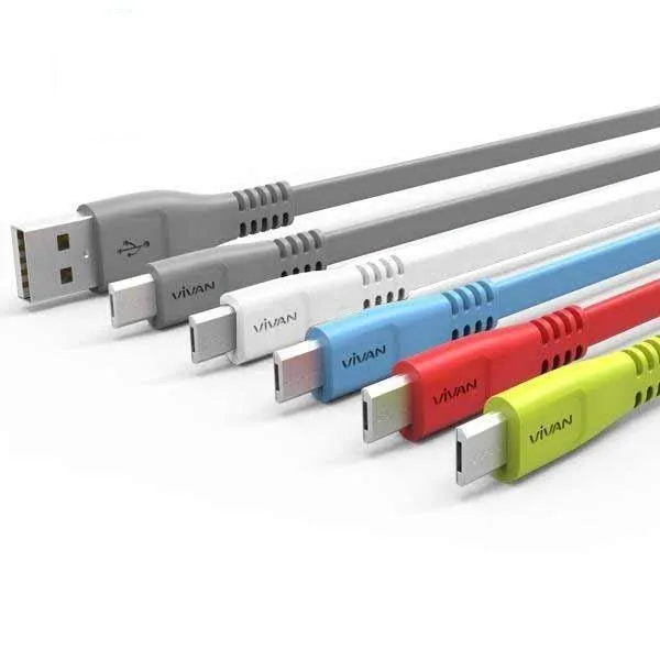 Cáp sạc Micro Vivan nhiều màu CMS100S | AKIA