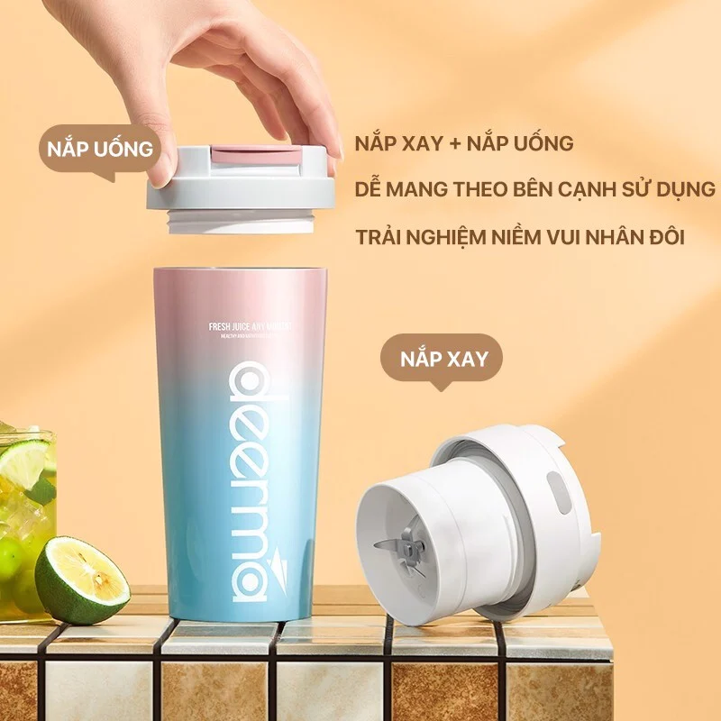 Máy xay sinh tố cầm tay Deerma NU90 | AKIA