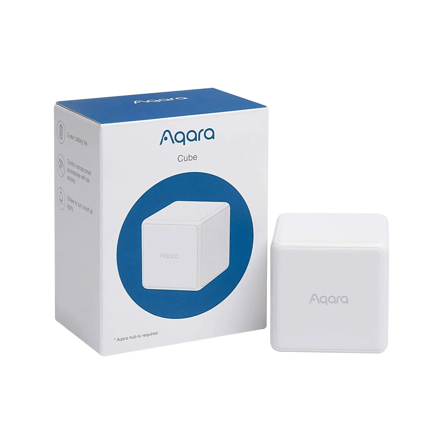 Thiết bị điều khiển thông minh hình khối Aqara Cube MFKZQ01LM | AKIA