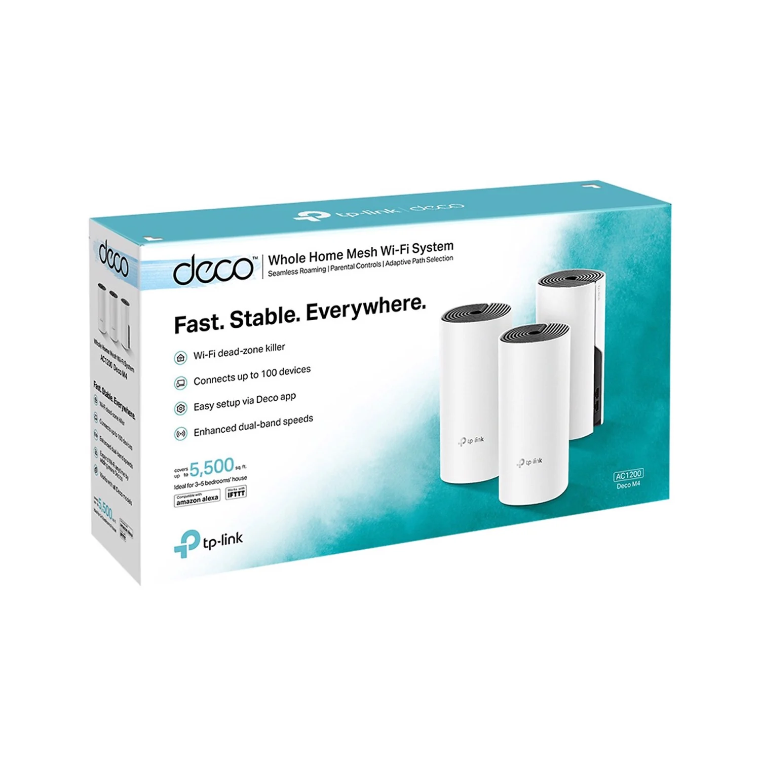 Bộ Phát Mesh Wifi TP-Link Deco M4 AC1200 2 Pack | AKIA