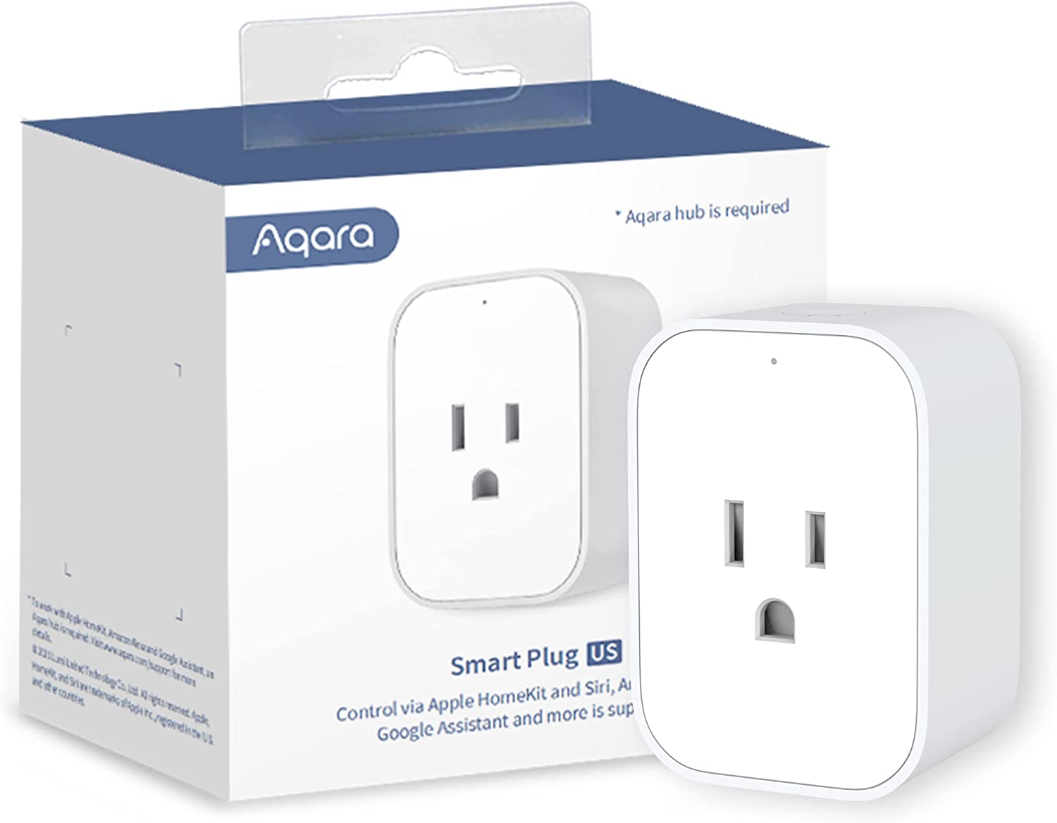 Ổ Cắm Điện Thông Minh Aqara Smart Plug Zncz12Lm (Us) 2 Ổ Cắm Thông Minh Aqara Smart Plug