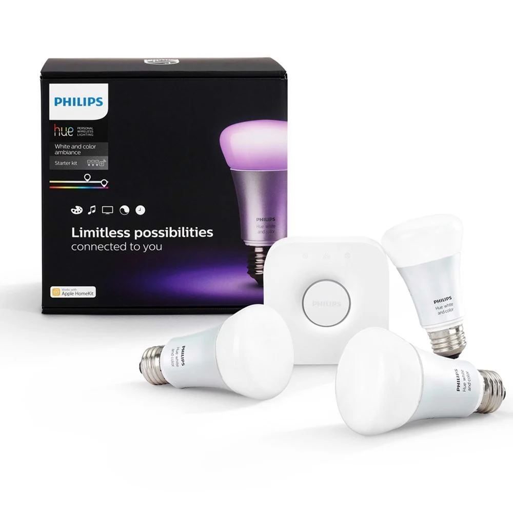 Bộ 3 bóng đèn thông minh Philips Hue 9W A60 E27 | AKIA