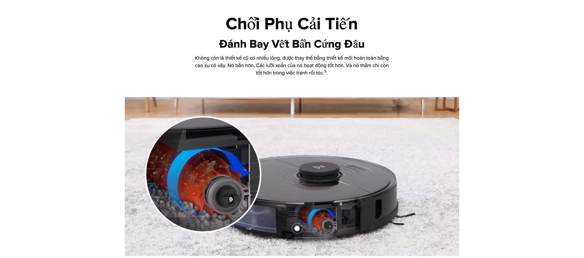 Robot Hút Bụi Lau Nhà Roborock S7 - Thảm Lau Rung Sonic - Màu Trắng 4 Robot Hút Bụi Lau Nhà Roborock S7 - Thảm Lau Rung Sonic - Màu Đen