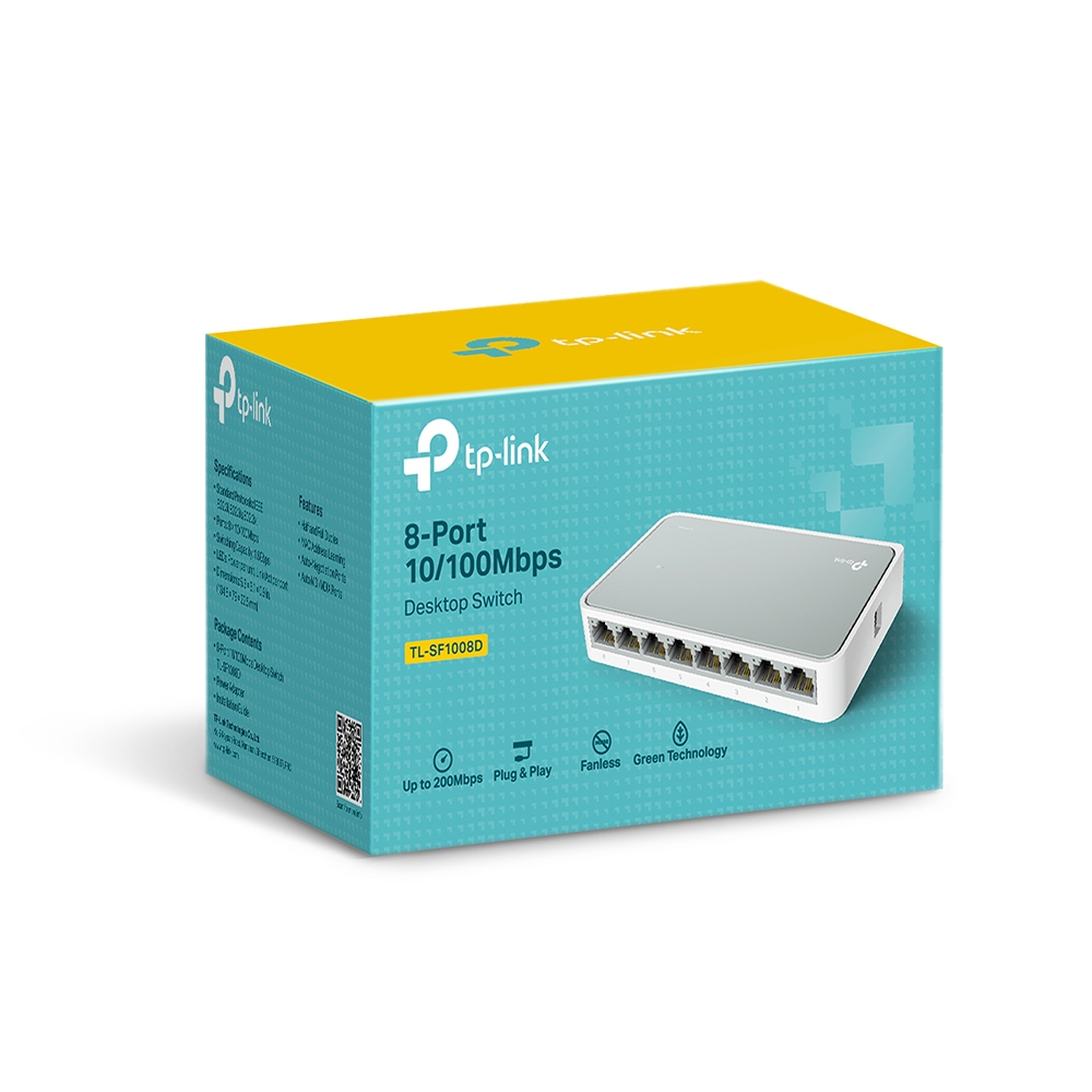 Bộ Chia Mạng Để Bàn 8 Cổng Tp-Link Tl-Sf1008D Bộ Chia Mạng Để Bàn 8 Cổng Tp-Link Tl-Sf1008D