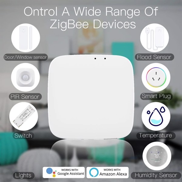 Thiết Bị Trung Tâm Hub Tuya Smart Zigbee 5 Thiết Bị Trung Tâm Hub Tuya Smart Zigbee