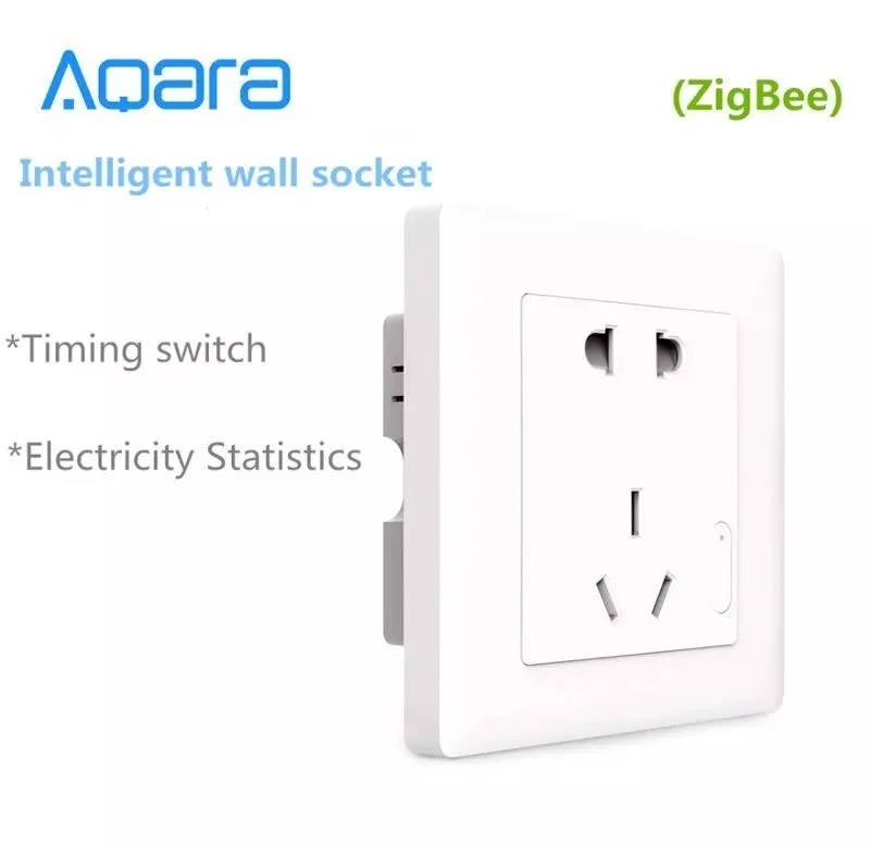 Ổ cắm âm tường thông minh Aqara | Tương thích Apple Homekit | AKIA