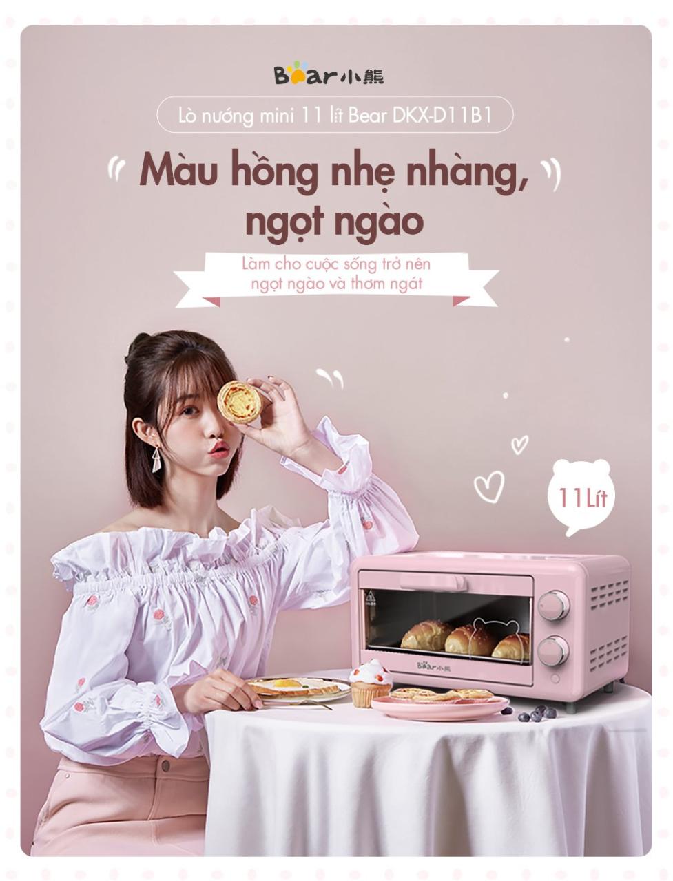 Lò Nướng Điện Đa Năng Bear Dkx-D11B1 Lò Nướng Điện Đa Năng Bear Dkx-D11B1