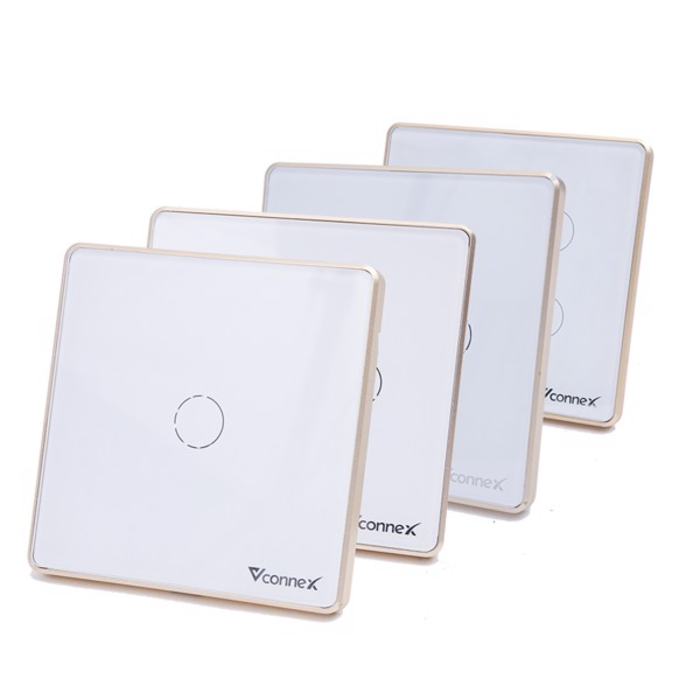 Ưu Điểm Của Công Tắc Thông Minh Vconnex Wifi - Chữ Nhật - Viền Vàng