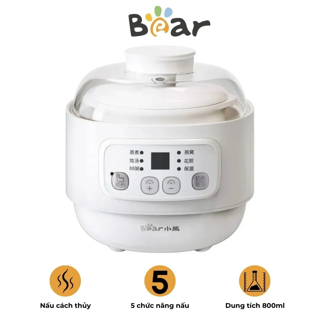 Nồi hấp thức ăn Bear DZG-D80G5 | AKIA