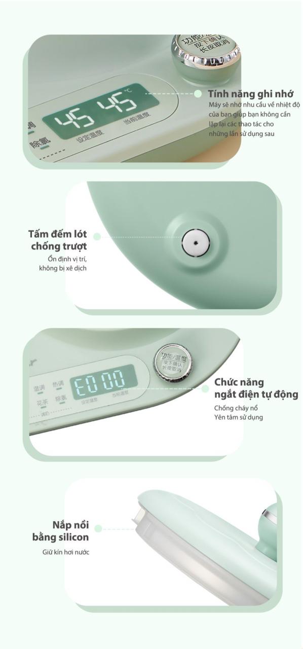 Bình Nấu Nước Đa Năng &Amp; Giữ Ấm Bear Tnq-A12L1 Bình Nấu Nước Đa Năng &Amp; Giữ Ấm Bear Tnq-A12L1