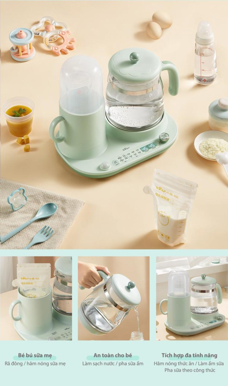 Bình Nấu Nước Đa Năng &Amp; Giữ Ấm Bear Tnq-A12L1 Bình Nấu Nước Đa Năng &Amp; Giữ Ấm Bear Tnq-A12L1