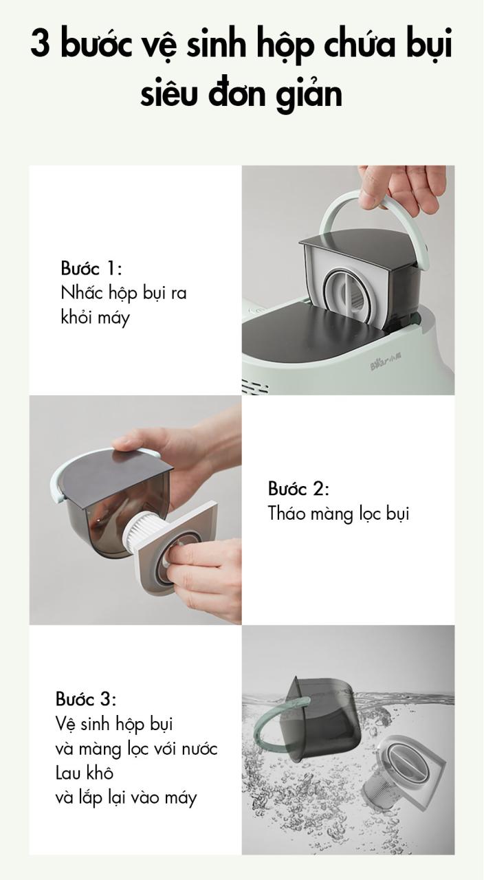 Máy Hút Bụi Giường Nệm Đa Năng Bear Cmy-B03M1 Máy Hút Bụi Giường Nệm Đa Năng Bear Cmy-B03M1