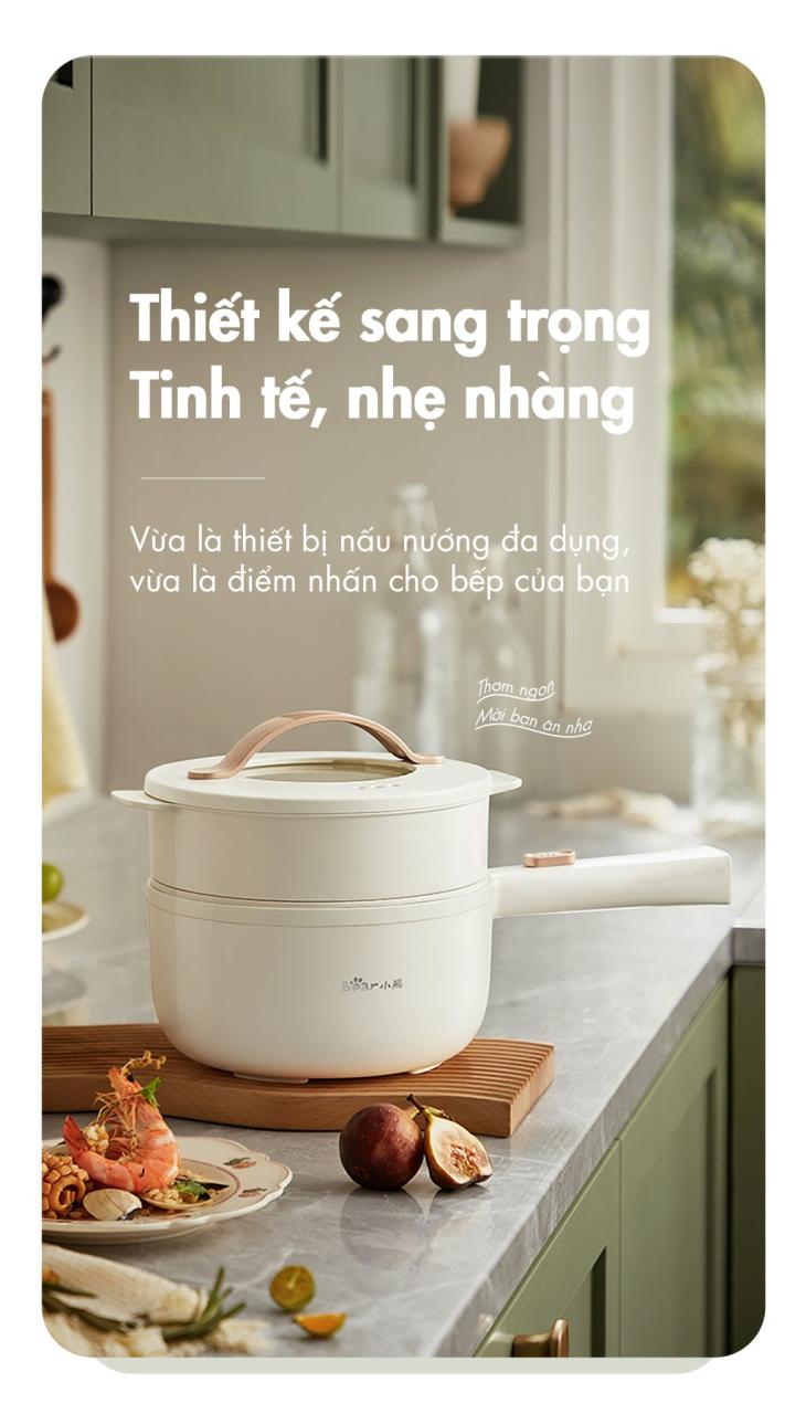 Nồi Điện Đa Năng Bear Drg-E15F2 Nồi Điện Đa Năng Bear Drg-E15F2