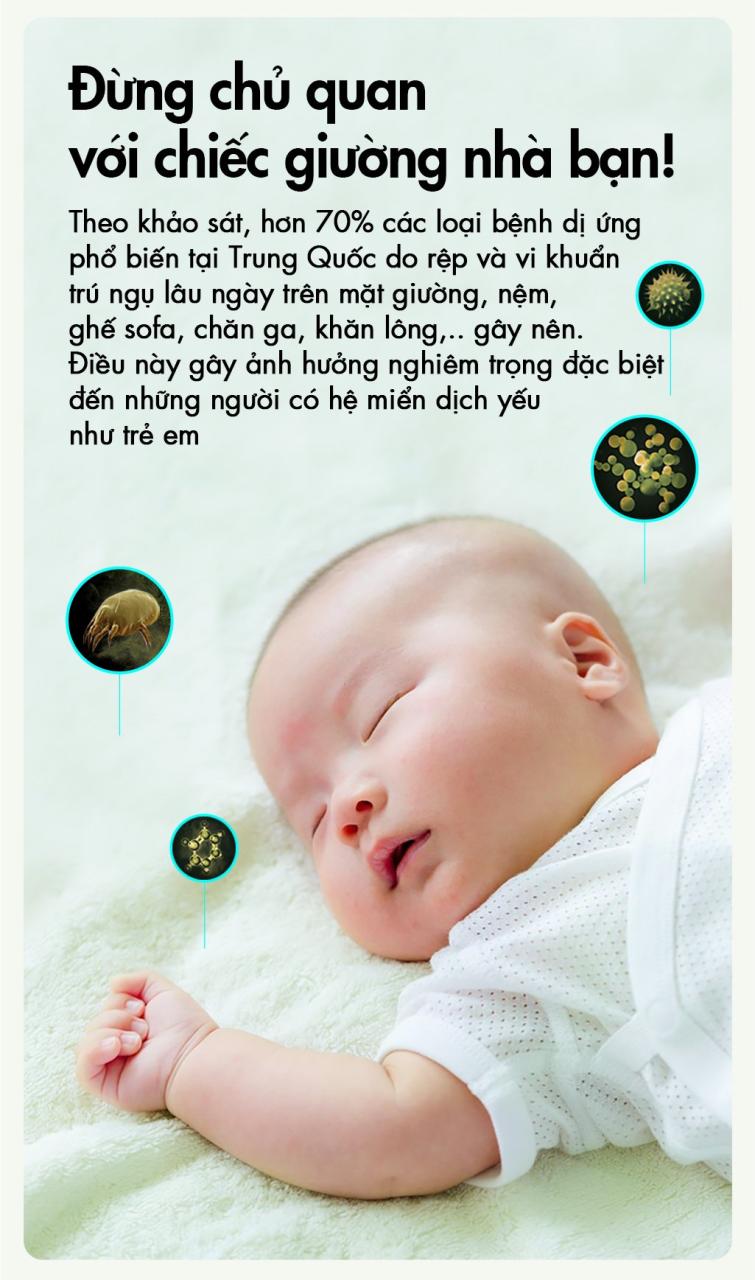 Máy Hút Bụi Giường Nệm Đa Năng Bear Cmy-B03M1 Máy Hút Bụi Giường Nệm Đa Năng Bear Cmy-B03M1