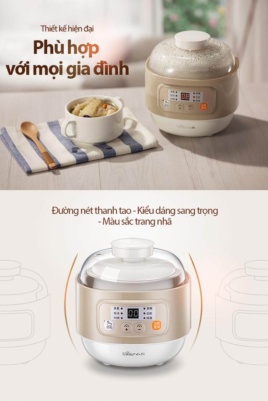 Nồi Nấu Chậm Bear Ddz-A08D1 Nồi Nấu Chậm Bear Ddz-A08D1