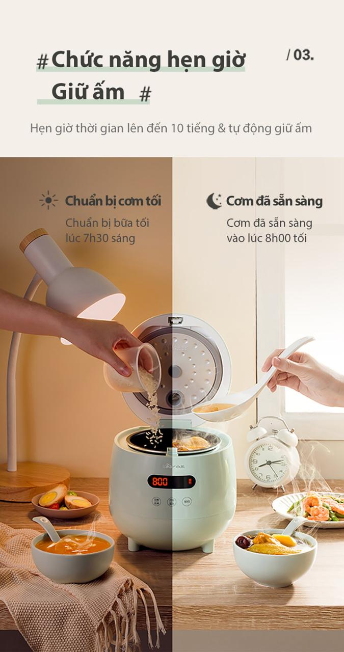Nồi Cơm Điện Mini Bear Nồi Cơm Điện Mini Bear
