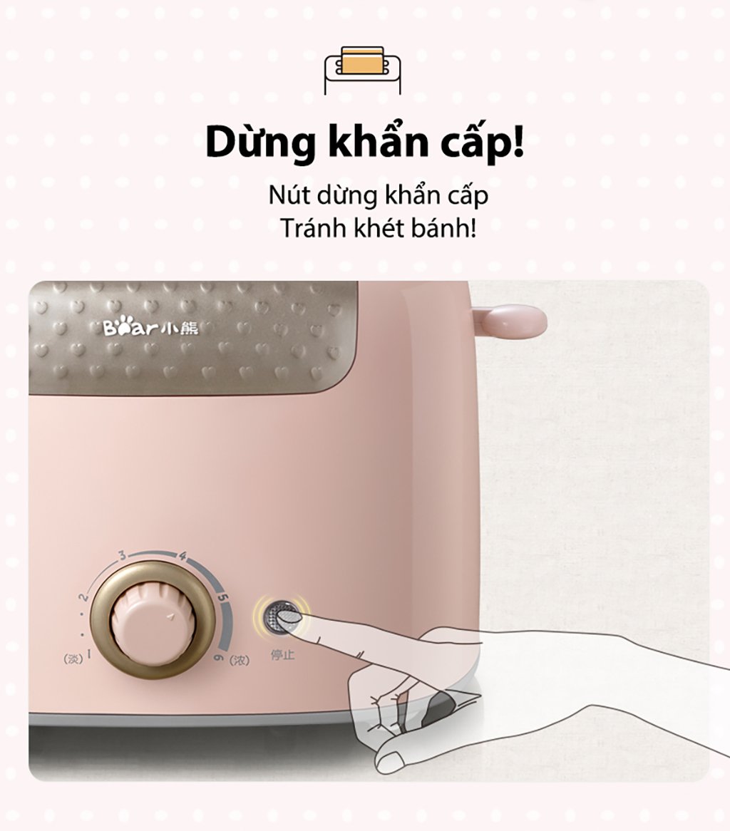 Máy Nướng Bánh Mì Bear Dsl-601 Máy Nướng Bánh Mì Bear Dsl-601