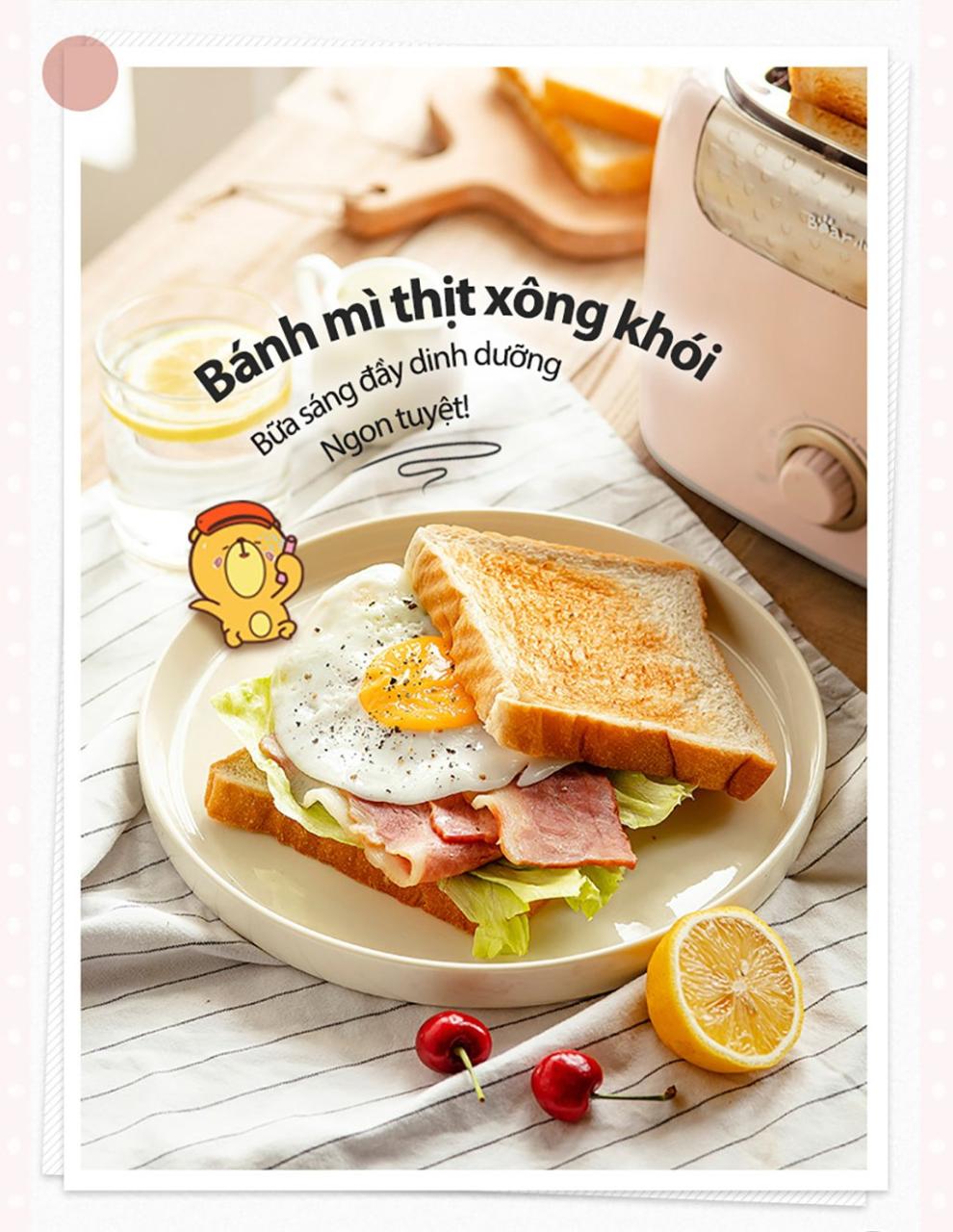 Máy Nướng Bánh Mì Bear Dsl-601 Máy Nướng Bánh Mì Bear Dsl-601