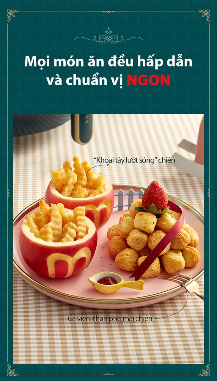 Nồi Chiên Không Dầu Bear Qzg-A14D1 Nồi Chiên Không Dầu Bear Qzg-A14D1