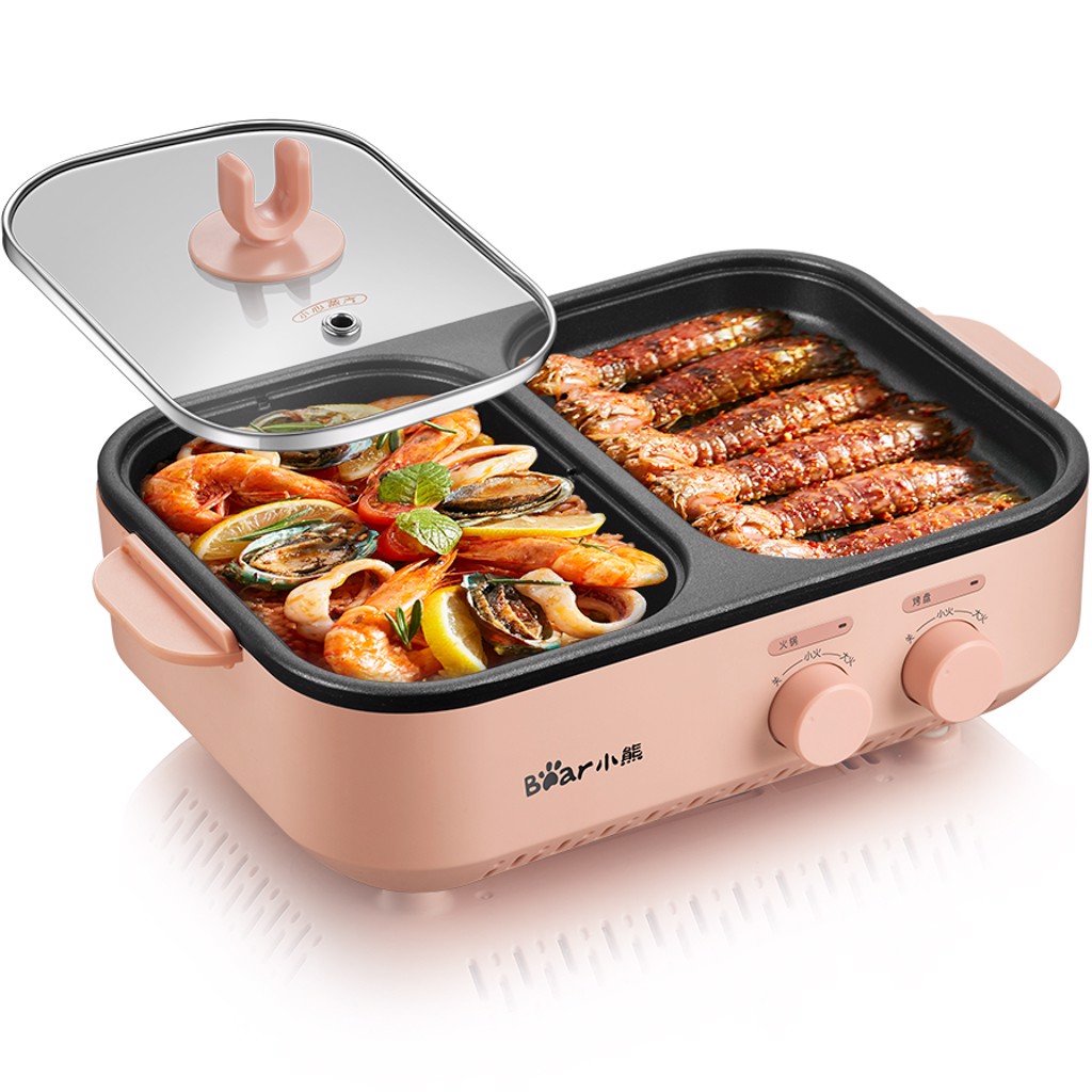 Máy Nướng Và Lẩu (Grill &Amp; Hotpot) Hiệu Bear, Model: Dkl-C12D1, Công Suất: 1200W, 1 Pha (220V), Tần Số 50Hz Máy Nướng Và Lẩu (Grill &Amp; Hotpot) Hiệu Bear, Model: Dkl-C12D1, Công Suất: 1200W, 1 Pha (220V), Tần Số 50Hz