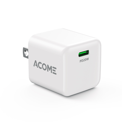 Cốc Sạc Nhanh ACOME AC06U 20W Cổng Type-C Tương Thích Với Các Dòng Điện Thoại Android/iOS