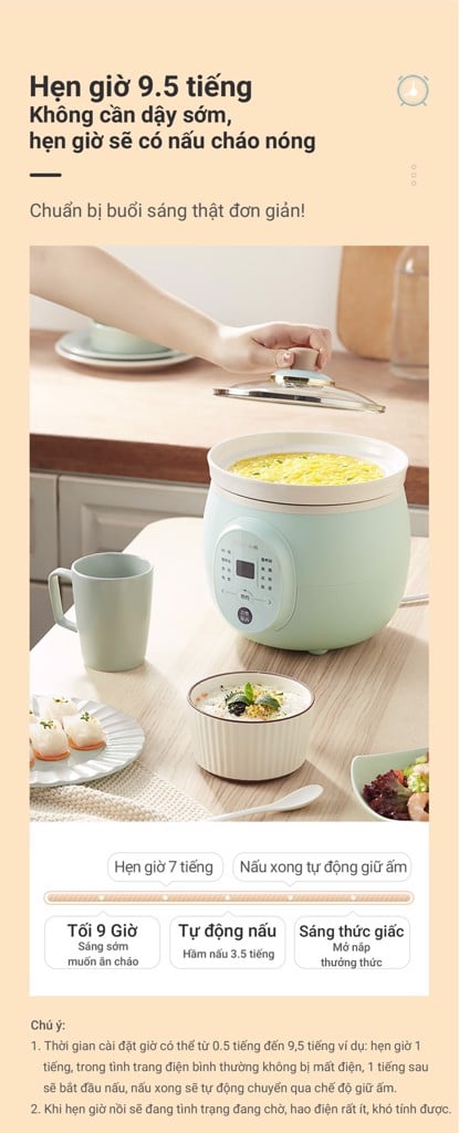 Nồi Nấu Chậm Bear Ddg-D20P1 Nồi Nấu Chậm Bear Ddg-D20P1