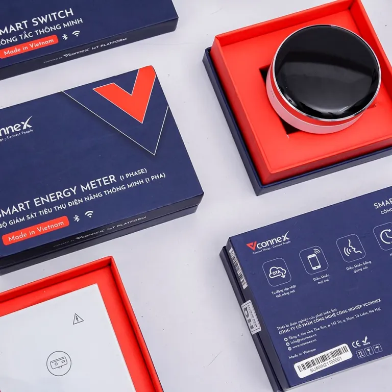 Bộ điều khiển hồng ngoại thông minh Vconnex, tích hợp cảm biến môi trường | AKIA