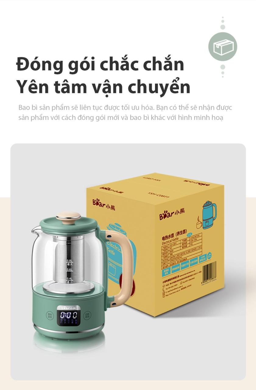 Bình Pha Trà Bear Bình Pha Trà Bear