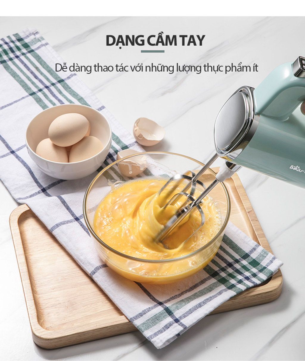 Máy Đánh Trứng Bear Ddq-B03V1 21 Máy Đánh Trứng Bear Ddq-B03V1