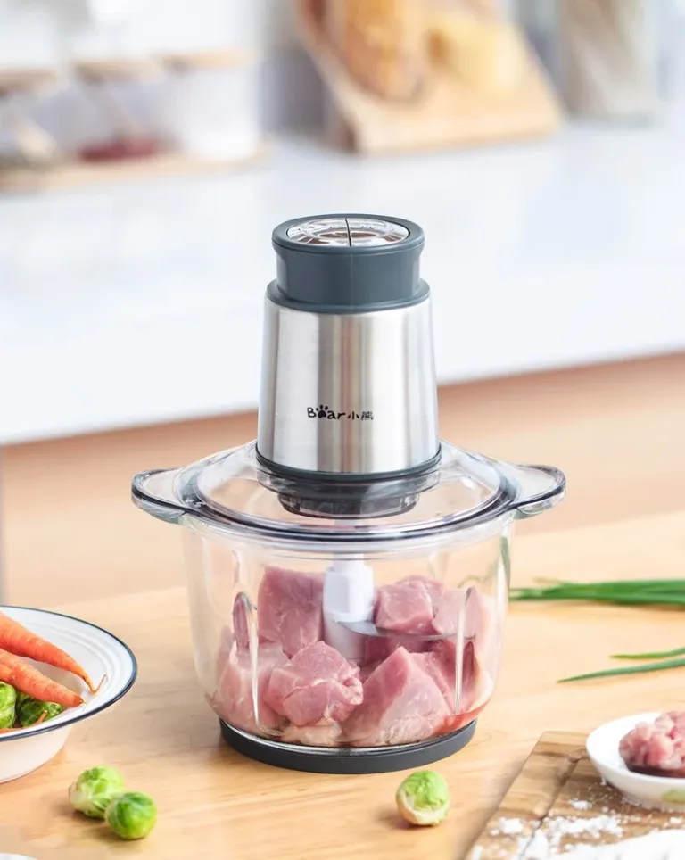 Máy xay thực phẩm Bear QSJ – B03Y7 – Thiết kế cao cấp – Lưỡi dao 2 tầng | AKIA