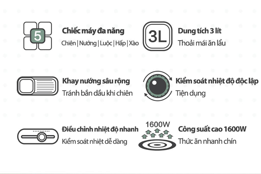 Bếp Nướng Và Lẩu Đa Năng Bear Dkl-C15G1 - Akia Smart Home Bếp Nướng Và Lẩu Đa Năng Bear Dkl-C15G1 - Akia Smart Home