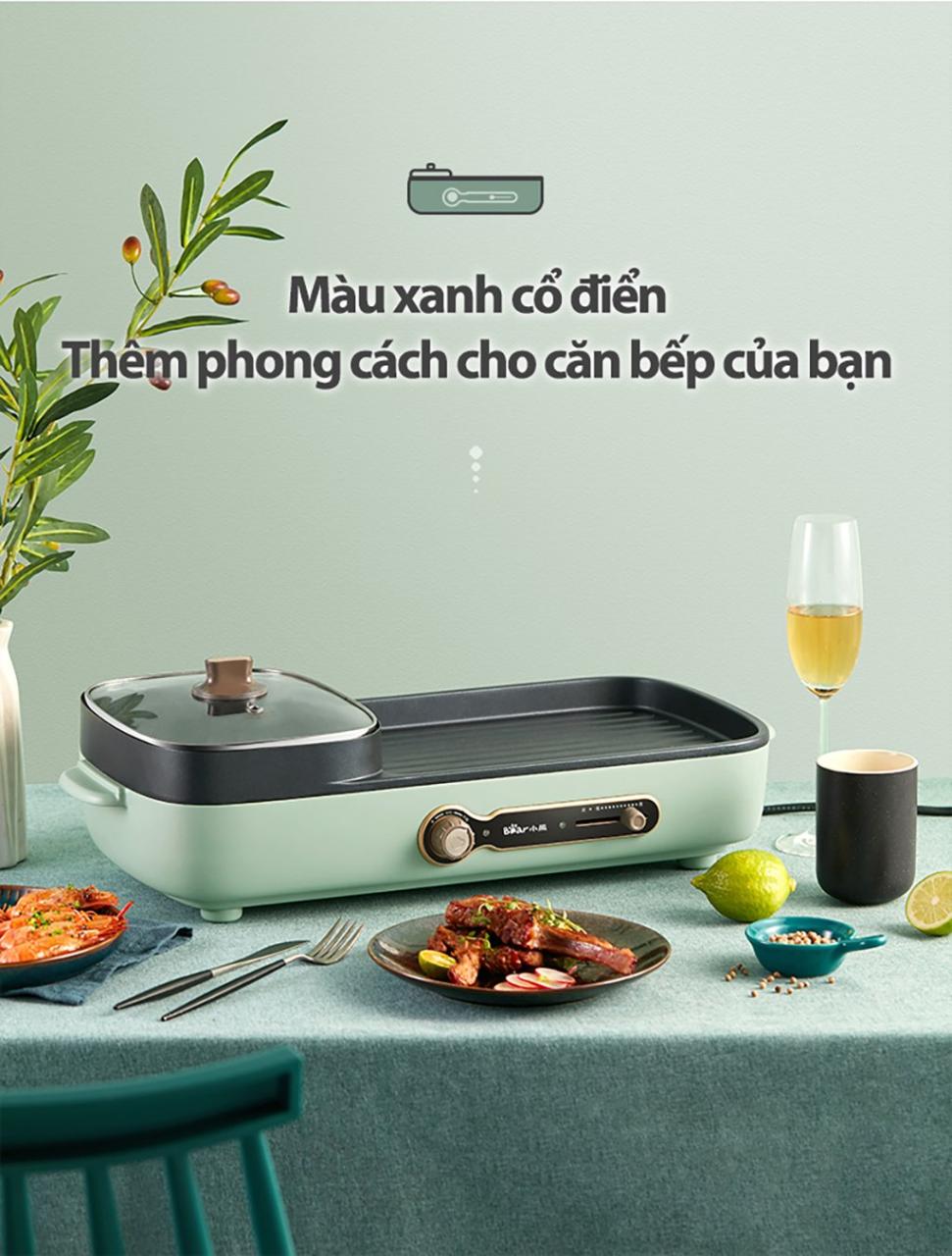 Bếp Nướng Và Lẩu Đa Năng Bear Dkl-C15G1 - Akia Smart Home Bếp Nướng Và Lẩu Đa Năng Bear Dkl-C15G1 - Akia Smart Home