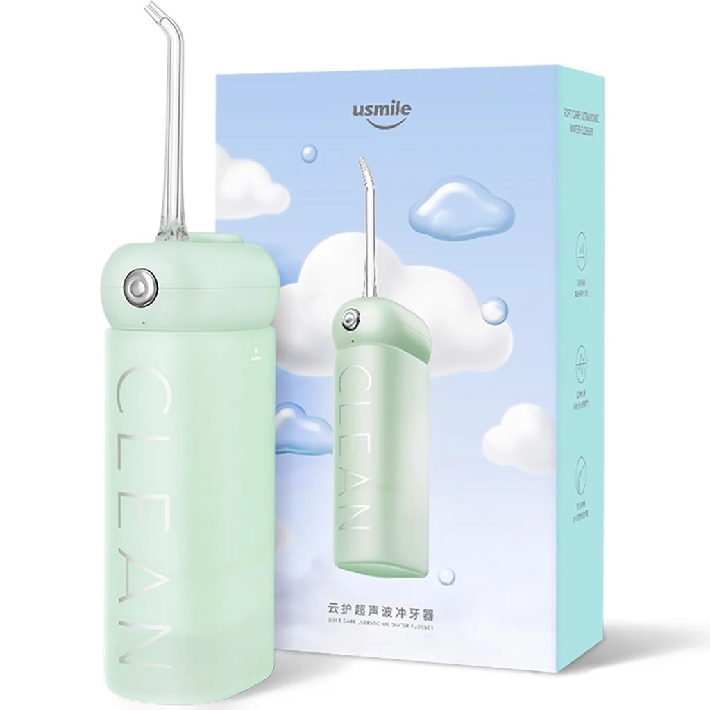 Máy tăm nước sóng siêu âm Usmile màu Green | AKIA